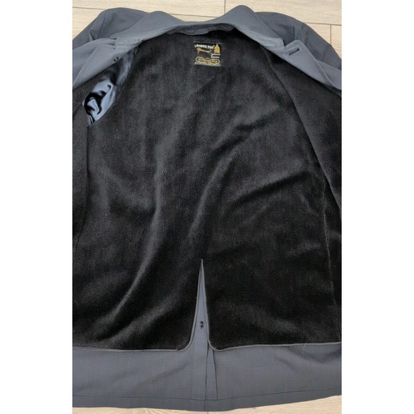 VTG London Fog Clipper Mill Plaid Placket Front Trench Coat 38R Alpaca Mohair - Picture 8 of 11